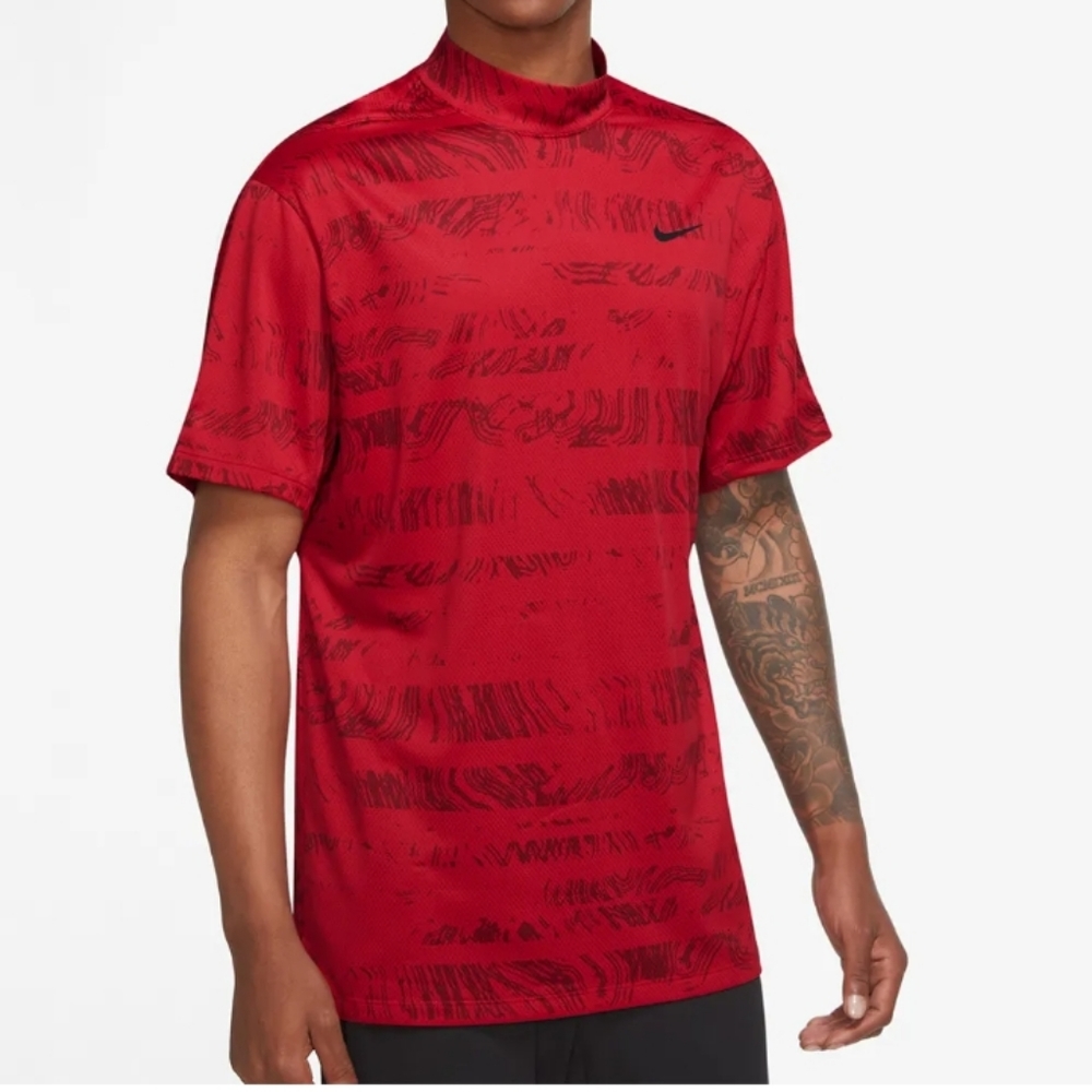 Nike Tiger Woods Mock Neck Golf Shirt